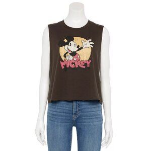 New! Disney Mickey Mouse Boxy Tank Top T-Shirt